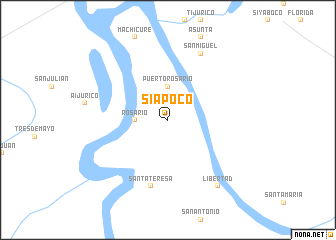 map of Siapoco