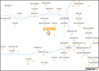 map of Sīārak