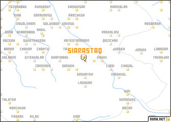 map of Sīārastāq