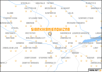 map of Siarki Kamienowizna