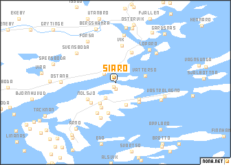 map of Siarö