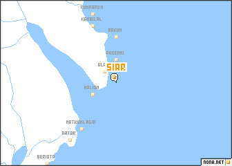 map of Siar