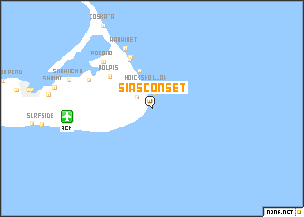 map of Siasconset