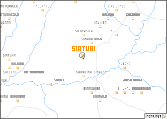 map of Siatubi