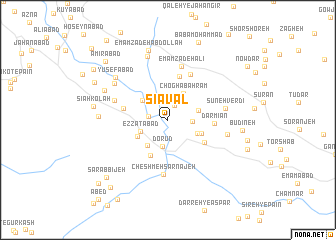 map of Sīāval