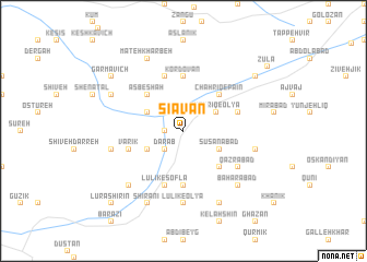 map of Sīāvān