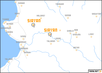 Siayan (Philippines) map - nona.net