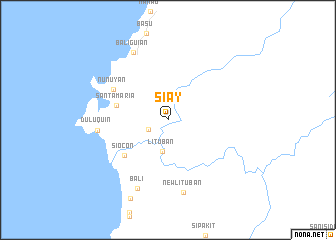 map of Siay