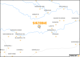 map of Siazobwe