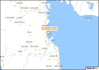 map of Sibacan