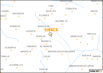 map of Sibaca