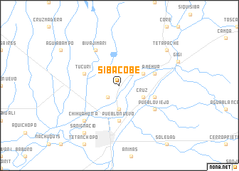 map of Sibacobe