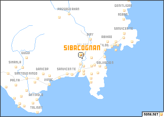 map of Sibacognan