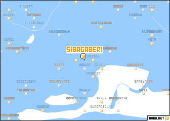 map of Sibagabéri
