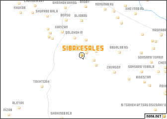 map of Sībak-e S̄āles̄