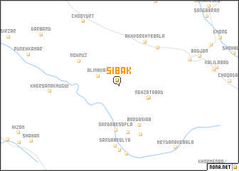 map of Sībak