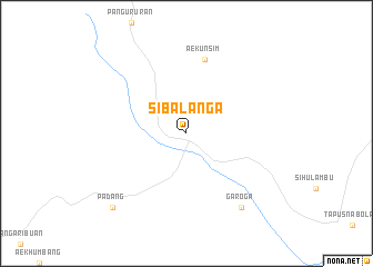 map of Sibalanga