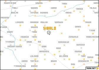 map of Sibalo