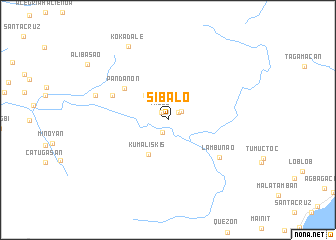 map of Sibalo