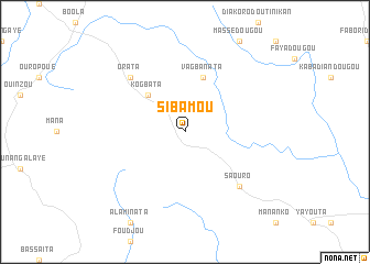 map of Sibamou