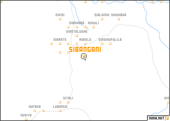 map of Sibangani