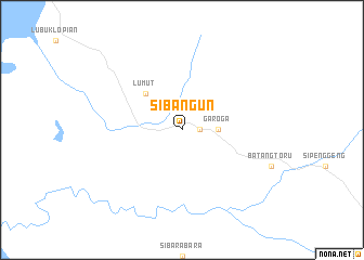 map of Sibangun