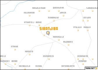 map of Sibanjiba