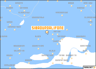 map of Siba Ouro Alifoné