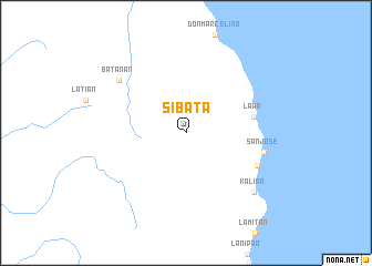 map of Sibata