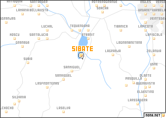 map of Sibaté