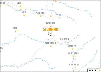 map of Sibawan