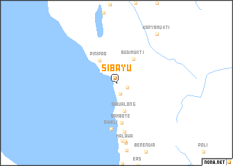 map of Sibayu