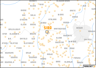 map of Siba