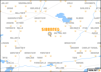 map of Sibbared