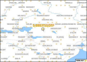 map of Sibbersdorf