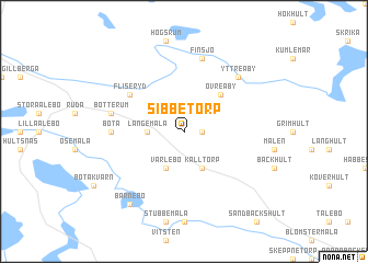 map of Sibbetorp