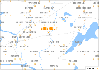 map of Sibbhult