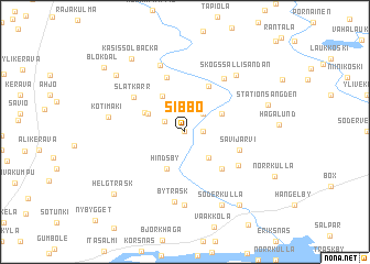 Sibbo (Finland) map 