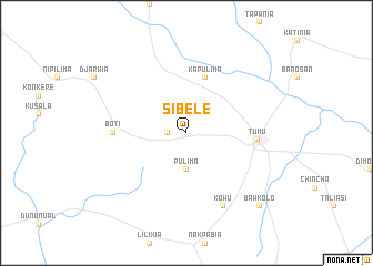 map of Sibele