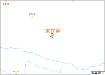 map of Sibenda