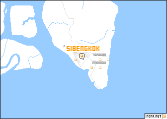 map of Sibengkok