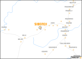 map of Sibéré II