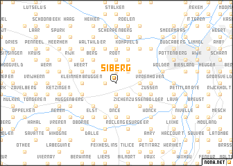 map of Siberg