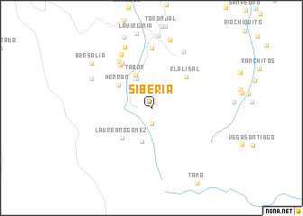 map of Siberia