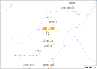 map of Siberia