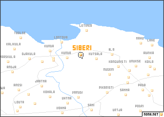 map of Siberi