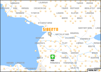 map of Sibert A