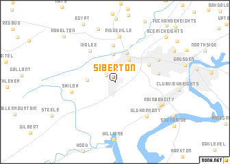 map of Siberton