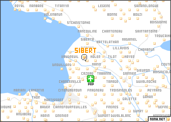 map of Sibert