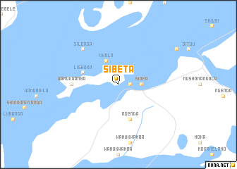 map of Sibeta